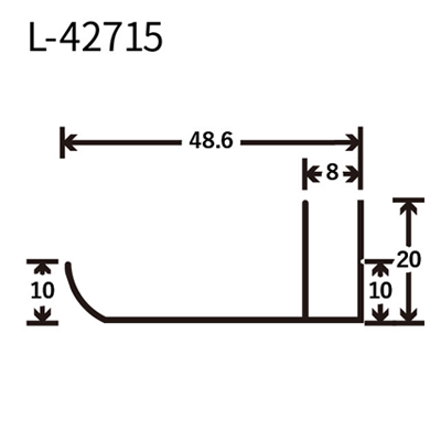 黒板部材 L42715-有限会社丸一金属