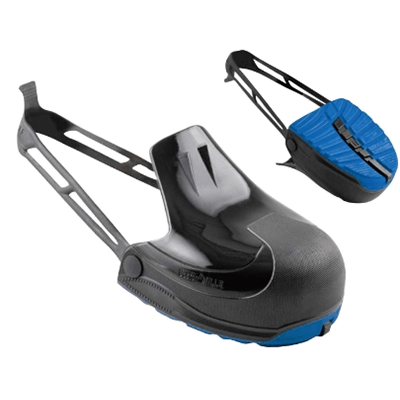 シューズの上に装着して足を守るカバー セーフティソールカバー MLPC-L-喜一工具株式会社