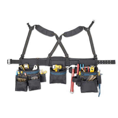 腰袋 腰袋両側ベルト-喜一工具株式会社