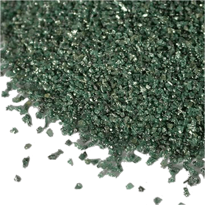 表面処理投射材 純度の高い緑色炭化けい素を原料とし、シリコンカーバイドよりもさらに高硬度な投射用研磨材 ブラスト用グリーンシリコンカーバイド-伊藤機工株式会社