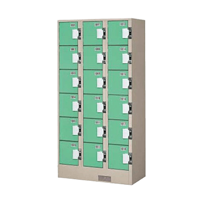 コイン式ロッカー 18人用コインロッカー TJK-3618S-株式会社トーヒラ