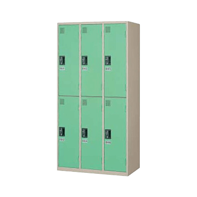 コイン式ロッカー 6人用コインロッカー (リターン専用) KR-3206S-株式会社トーヒラ