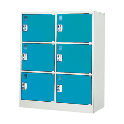 コイン式ロッカー 6人用コインロッカー (DR錠リターン専用) CCR-0623-株式会社トーヒラ