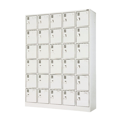 シューズロッカー (窓なし) 30人用シューズロッカー SLK-3056-株式会社トーヒラ