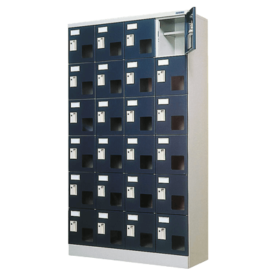 スポーツロッカー 24人用スポーツシューズロッカー (アウトドア) SPSW-24-株式会社トーヒラ