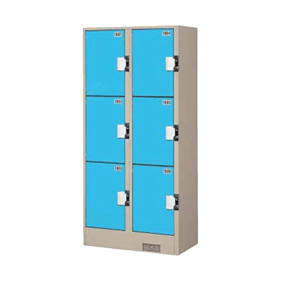 コイン式ロッカー 6人用コインロッカー TJK-2306S-株式会社トーヒラ