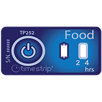 食品温度のモニタリングに最適 Timestrip® 食品温度モニタリング・ラベル TP (3℃、5℃)-アイピー技研株式会社
