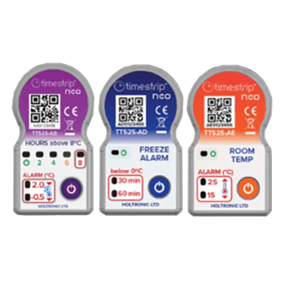 コールドチェーン、室温など。多種多様な商品の輸送・保管温度の確認に Timetrip® NEO LEDインジケーター-アイピー技研株式会社