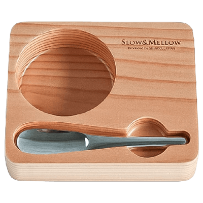 銅製アイスクリームスプーン&木製トレイ-株式会社シンドー