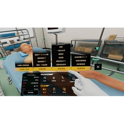 医師が自由に患者症例を作成できる救命救急VRシミュレーター EVR-株式会社ビーライズ