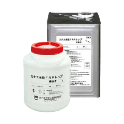 防水 カナヱ水性FRPトップ 骨入り 全2色 3kg (約3平米分) 18kg (約18平米分)-株式会社モリエン