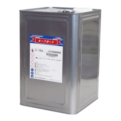 防水 ルーフガード一般タイプ骨材入り 標準色全5色 18kg (約26～60平米分)-株式会社モリエン
