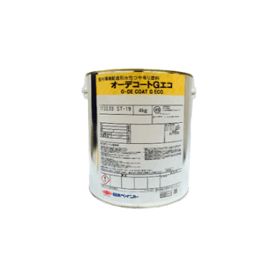 室内を塗装 オーデコートGエコ 白/ホワイト ツヤ選択可能 4kg (約13平米分)-株式会社モリエン