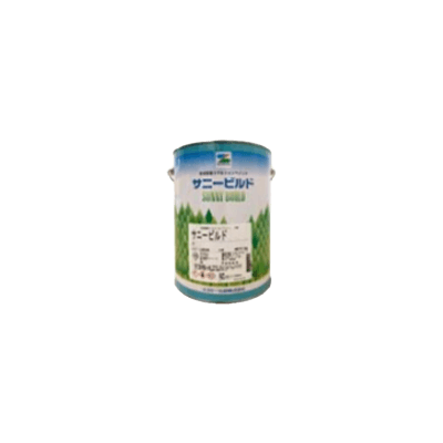 室内を塗装 サニービルドIN 調色品 (淡彩) ツヤけし 4kg (約13～16平米分)-株式会社モリエン