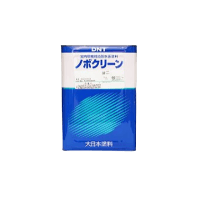 室内を塗装 ノボクリーン 白/ホワイト ツヤけし 4kg (約15平米分)-株式会社モリエン
