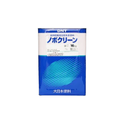 室内を塗装 ノボクリーン 調色品 (淡彩) ツヤけし 16kg (約60平米分)-株式会社モリエン