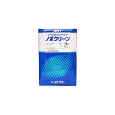 室内を塗装 ノボクリーンバイオ 調色品 (淡彩) ツヤけし 16kg (約61～72平米分) 大日本塗料-株式会社モリエン