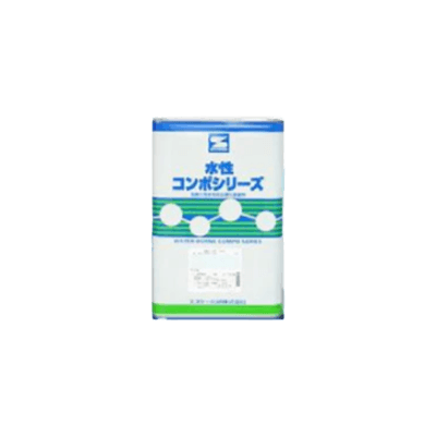 室内を塗装 水性コンポアクリル 全20色 ツヤ選択可能 16kg (45～64平米分)-株式会社モリエン