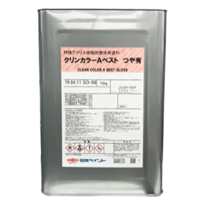 床を塗装 クリンカラーAベスト 常備色全10色 ツヤあり 15kg (約44～57平米分)-株式会社モリエン