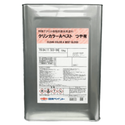 床を塗装 クリンカラーAベスト 調色品 (中彩) ツヤあり 15kg (約44～57平米分)-株式会社モリエン