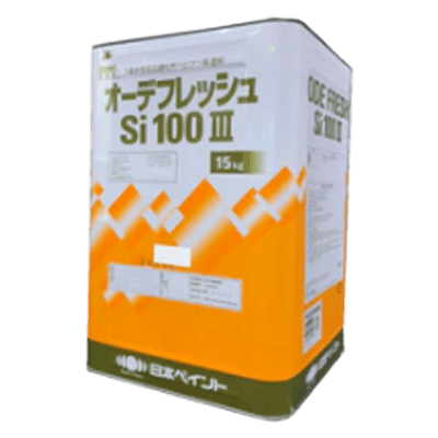 外壁を塗装 オーデフレッシュSi100 調色品 (淡彩) ツヤ選択可能 15kg (約40～50平米)-株式会社モリエン
