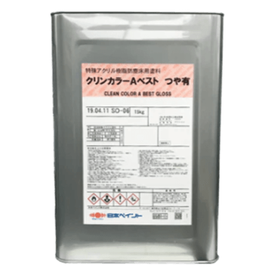 床を塗装 クリンカラーAベスト 調色品 (淡彩) ツヤあり 15kg (約44～57平米分)-株式会社モリエン