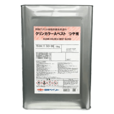 床を塗装 クリンカラーAベスト 調色品 (濃彩) ツヤあり 15kg (約44～57平米分)-株式会社モリエン