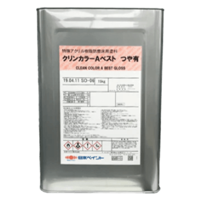 床を塗装 クリンカラーAベスト 調色品 (青･緑系) ツヤあり 15kg (約44～57平米分)-株式会社モリエン