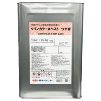 床を塗装 クリンカラーAベスト 調色品 (黄･オレンジ系) ツヤあり 15kg (約44～57平米分)-株式会社モリエン