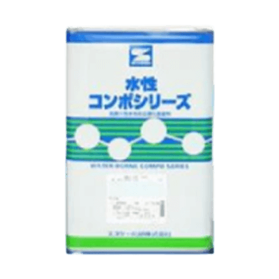 外壁を塗装 水性コンポアクリル 全20色 ツヤ選択可能 16kg (45～64平米分)-株式会社モリエン