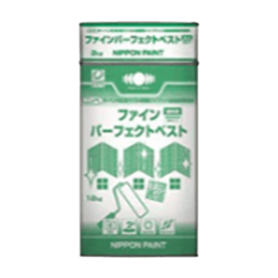 屋根を塗装 ファインパーフェクトベスト 全26色 14kgセット (約35～45平米分)-株式会社モリエン