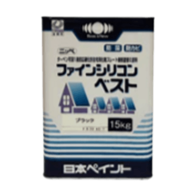 屋根を塗装 ニッペファインシリコンベスト 15kg-株式会社モリエン