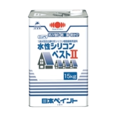 屋根を塗装 水性シリコンベストⅡ 15kg-株式会社モリエン