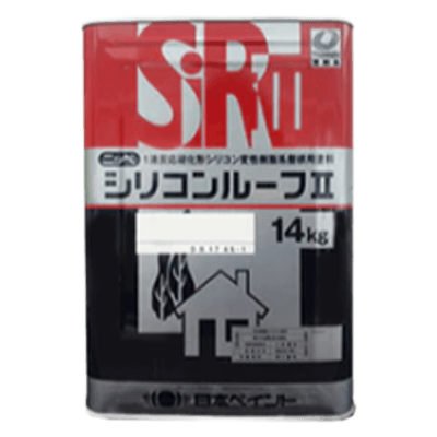 屋根を塗装 シリコンルーフ2 全28色 ツヤあり 14kg (約50平米分)-株式会社モリエン