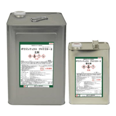 床を塗装 ボウジンテックスプロテクター2 透明 14kgセット (44～58平米分)-株式会社モリエン