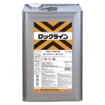 床を塗装 ロックライン (アルキド系) 051-0033 白 20kg-株式会社モリエン