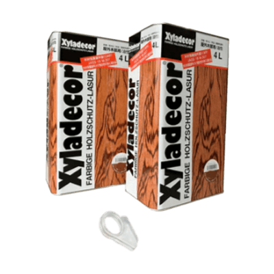 木部を塗装 キシラデコール 4L×2缶セット-株式会社モリエン