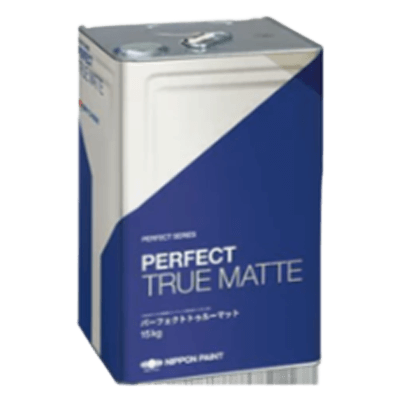 外壁を塗装 パーフェクトトゥルーマット 調色品 (淡彩) 艶消し 15kg (約56平米分) 日本ペイント-株式会社モリエン