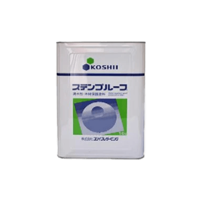 木部を塗装 ステンプルーフ 全14色 16L (約100平米分)-株式会社モリエン