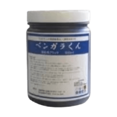 木部を塗装 ベンガラくん 調色用ブラック 500c (約5～6平米分)-株式会社モリエン