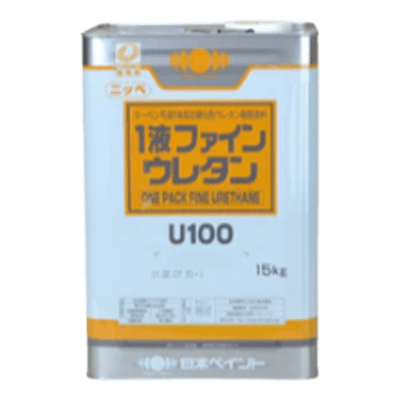外壁を塗装 1液ファインウレタンU100 調色品 (淡彩) ツヤ選択可能 15kg (約45～60平米分)-株式会社モリエン