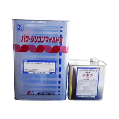 屋根を塗装 パワーシリコンマイルド2メタリック上塗り 16kgs-株式会社モリエン