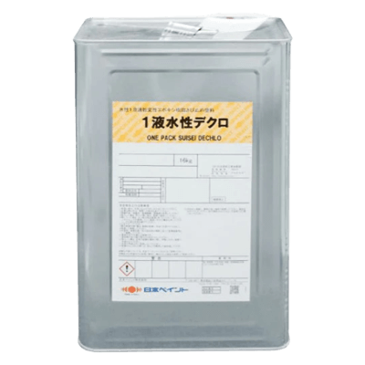 金属・鉄部を塗装 1液水性デクロ 全3色 16kg (約100～120平米分)-株式会社モリエン