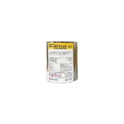 金属・鉄部を塗装 HI-CRデラックスエコ2 調色品 (中彩) ツヤあり 4kg (約12～16平米分)-株式会社モリエン