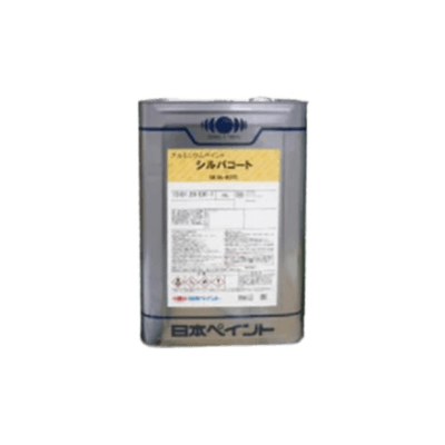 金属・鉄部を塗装 シルバコート 16L (80～123平米分)-株式会社モリエン