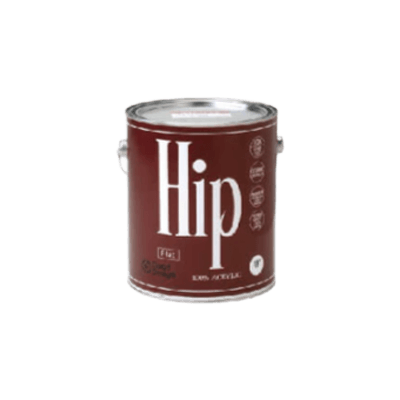 室内を塗装 Hip フラット (つや消し) 3.8L 色ランクN,A,AC COLORWORKS カラーワークス 屋内用水性ペンキ-株式会社モリエン