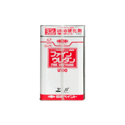 金属・鉄部を塗装 ファインウレタンU100 白/ホワイト ツヤ選択可能 15kgセット (約45～60平米分) 日本ペイント-株式会社モリエン