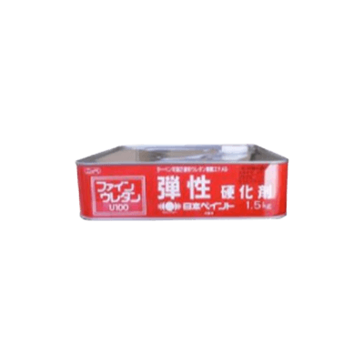 金属・鉄部を塗装 ファインウレタンU100弾性硬化剤 1.5kg (15kgセット用)-株式会社モリエン