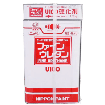 金属・鉄部を塗装 ファインウレタンU100 (常) ツヤ有チョコレート255 15kgセット-株式会社モリエン
