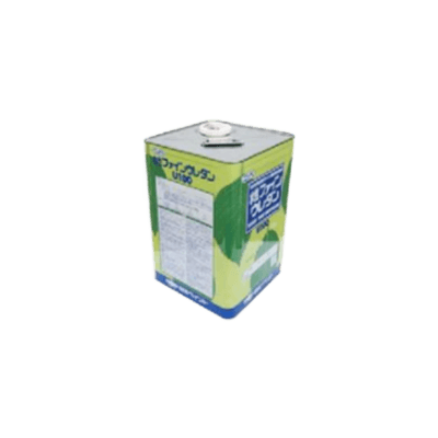 金属・鉄部を塗装 水性ファインウレタンU100 白 3分ツヤ/5分ツヤ 4kg (約25～31平米分)-株式会社モリエン